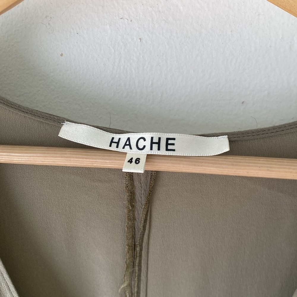 Hache 48 EU Silk Midi Dress - Picture 5 of 10